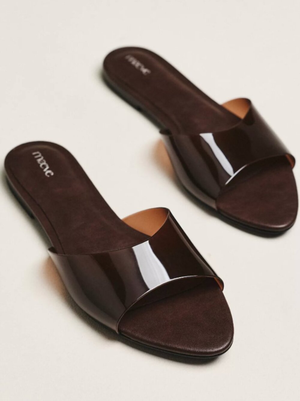 Maeve by Anthropologie Pointed Toe Slip On Jelly Sandals - Brown size 9
